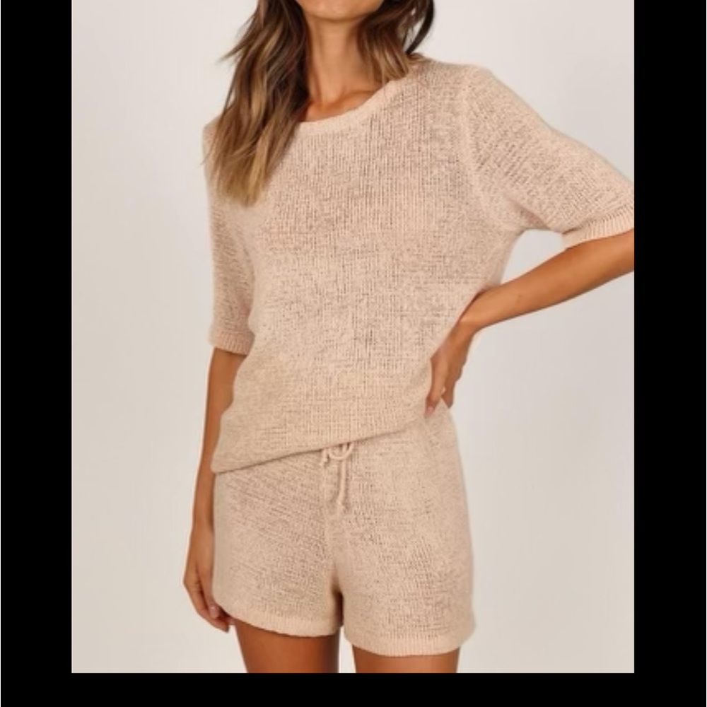 Cozy Cream Knit Lounge Set